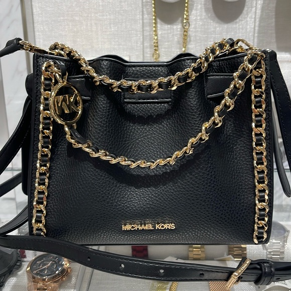 Michael Kors Women´s Mina Small Belted Chain Crossbody...